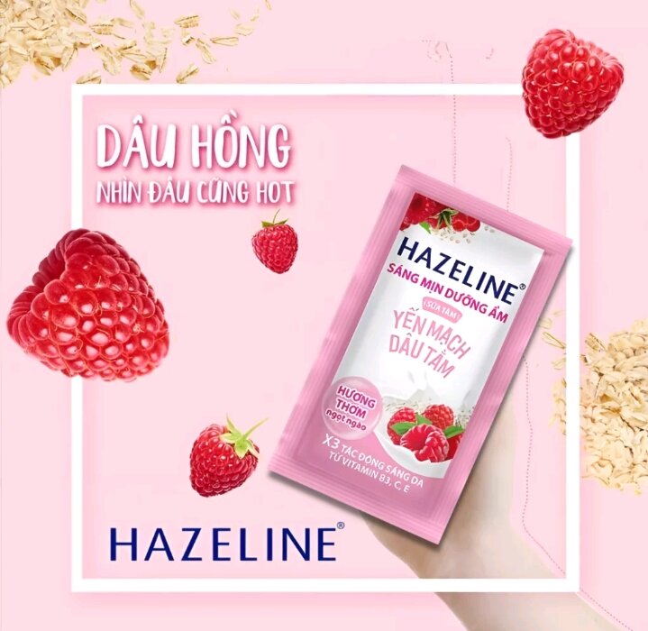 Sữa tắm Hazeline dây 12 gói