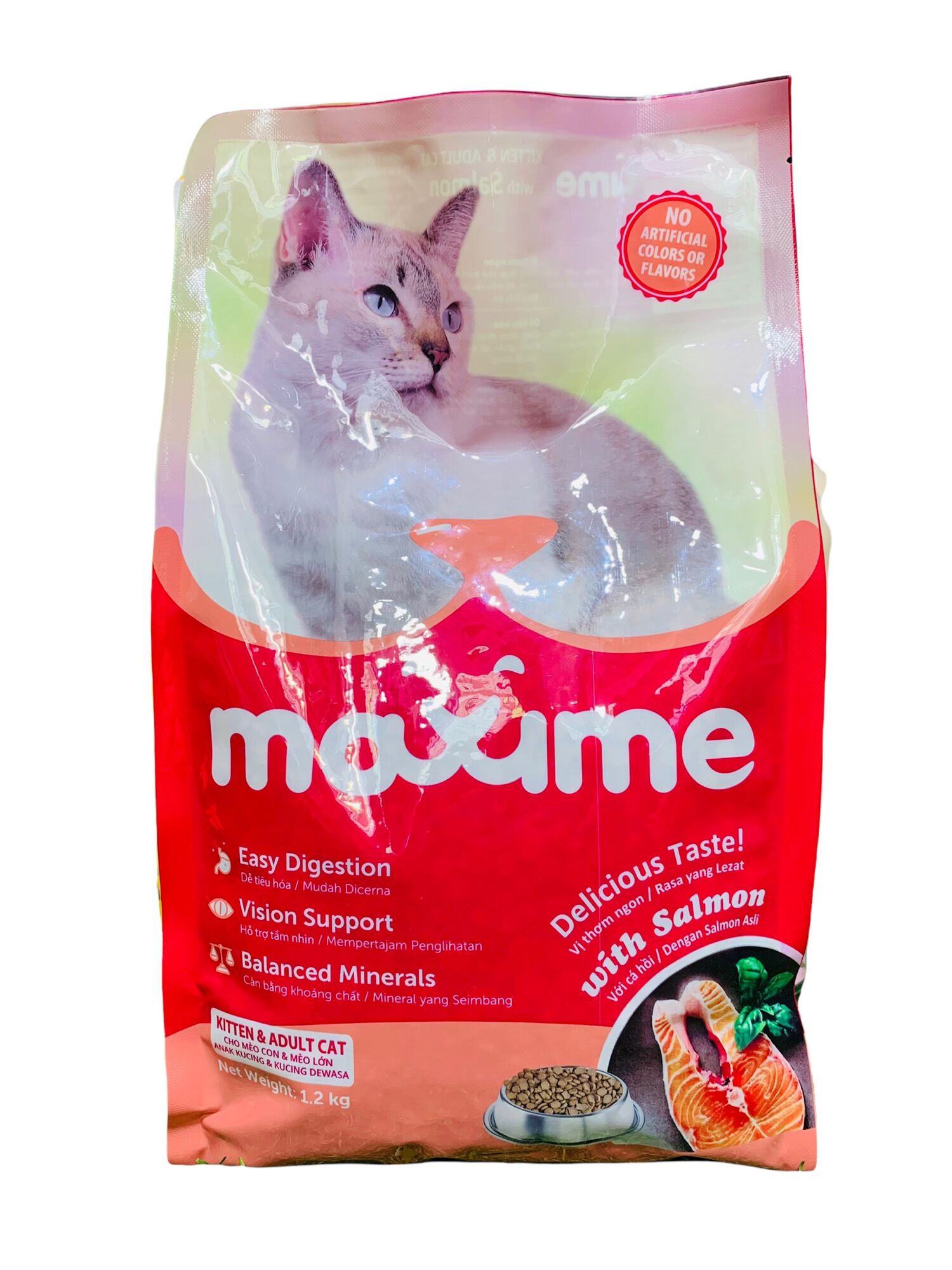 Thức ăn hạt cho mèo mọi độ tuổi Maxime 1,2kg