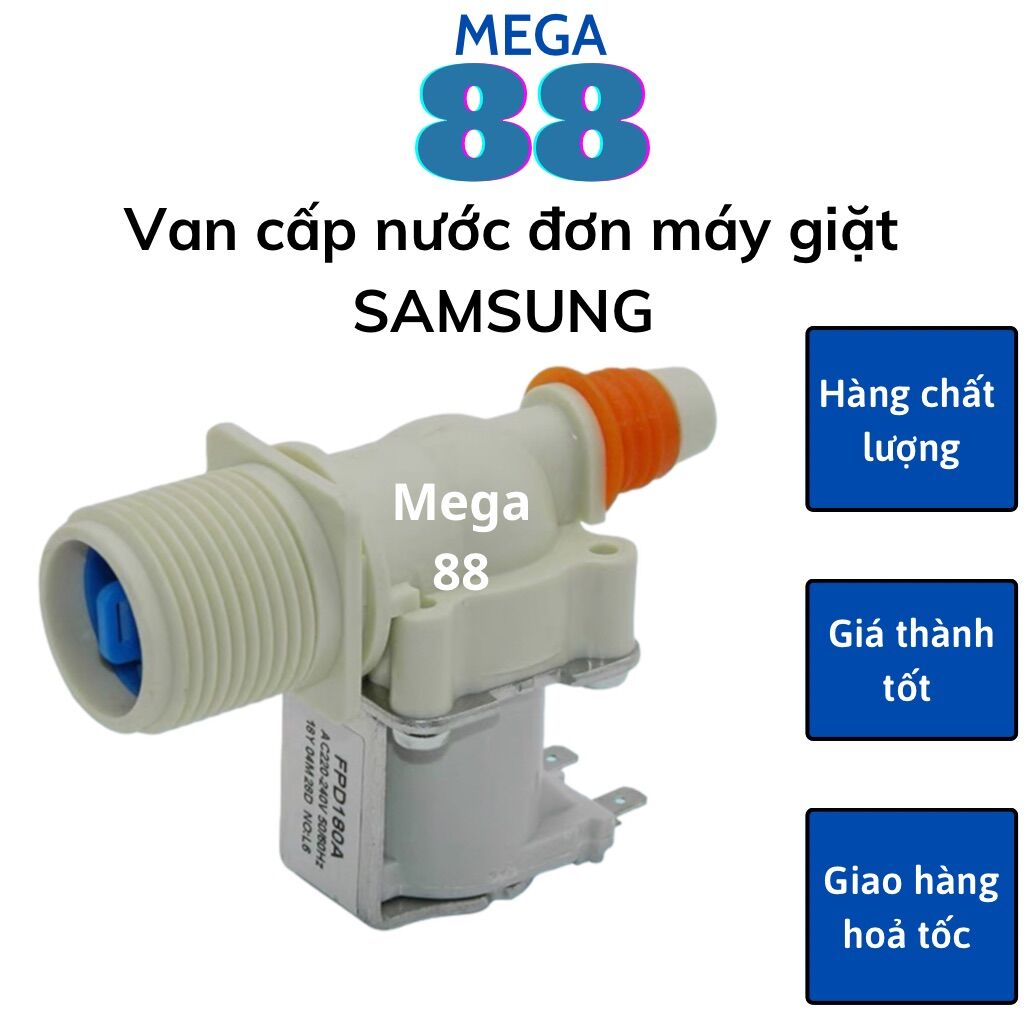 Van cấp nước đơn máy giặt Samsung - van cấp máy giặt Samsung