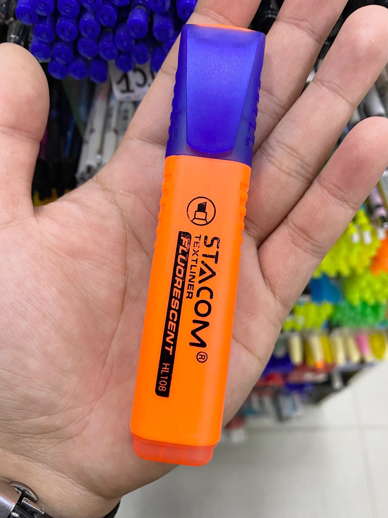 Bút dạ quang(nhớ dòng) Stacom HL108(tùy chọn màu sắc, số lượng)-highlighter