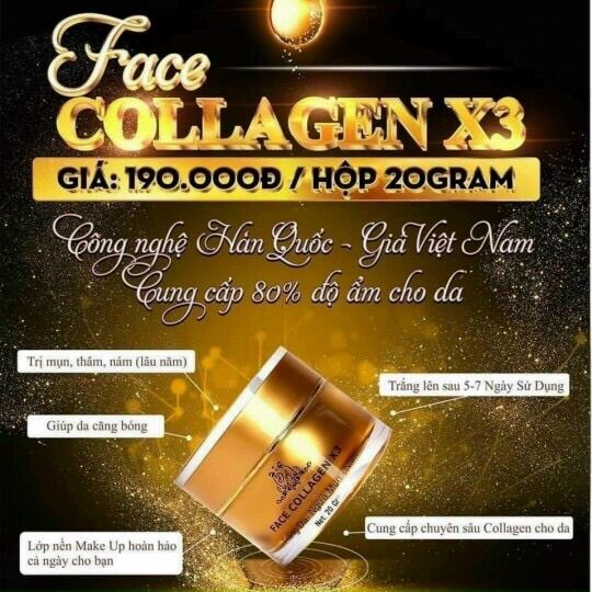 [HCM]Kem face collagen x3