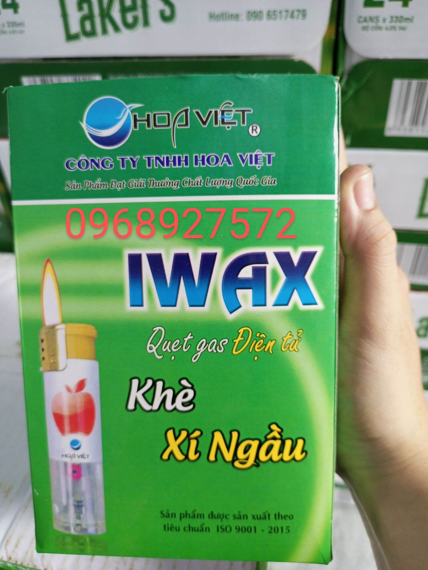 Bật lửa_quẹt ga xúc xắc chống gió Hoa Việt (50 cái/ hộp)