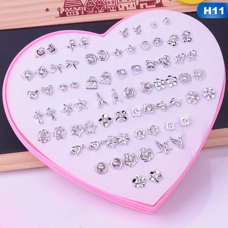 Sét 36 đôi bông tai nhiều mẫu
