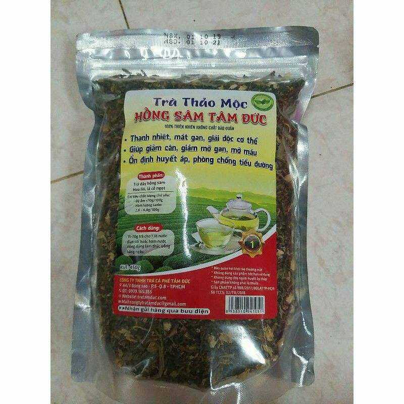 Trà thảo mộc hồng sâm