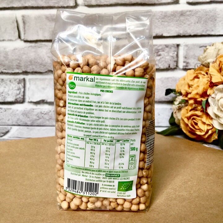 Đậu gà hữu cơ Markal 500g