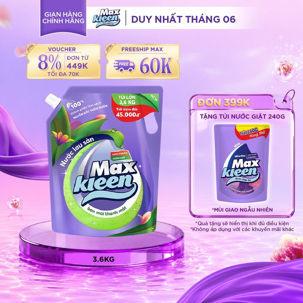 Túi Nước Lau Sàn MaxKleen 3.6kg