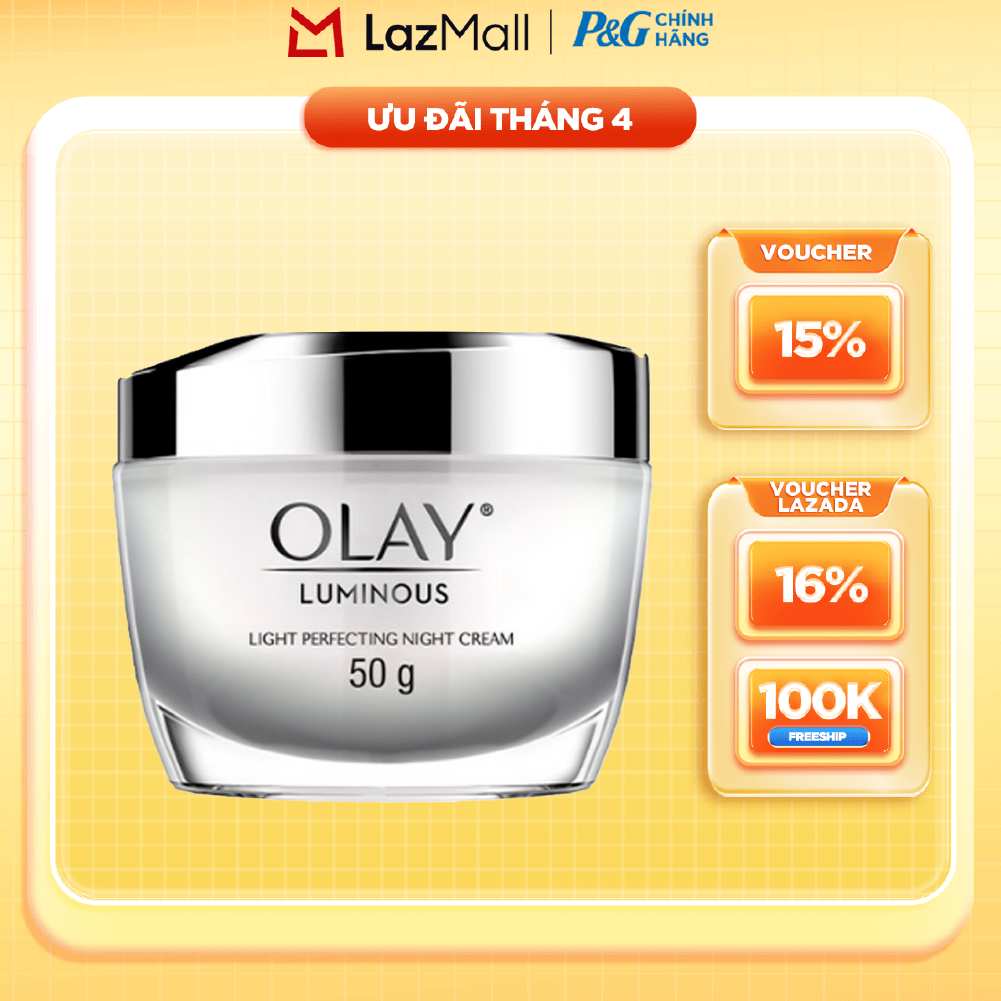 Kem Dưỡng Ban Đêm OLAY LUMINOUS Dưỡng Sáng Da Hũ 50G
