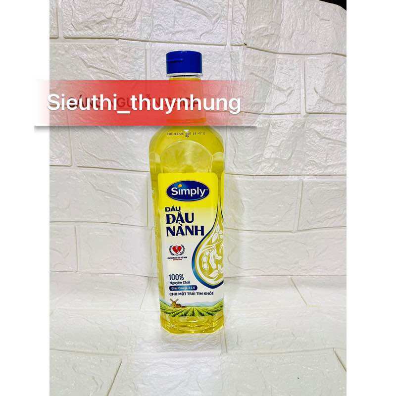 Dầu Ăn Đậu Nành Simply 1L-2L