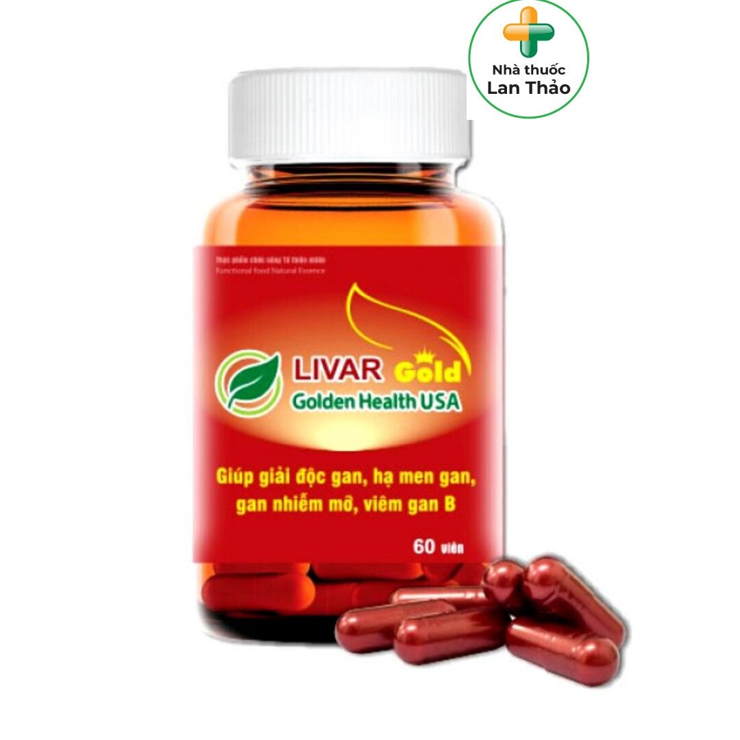 VIÊN UỐNG HỖ TRỢ GAN LIVAR GOLD LỌ 60 VIÊN