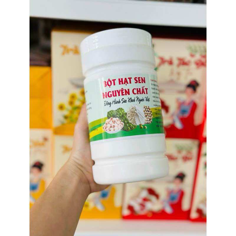 Bột hạt sen nguyên chất 500g