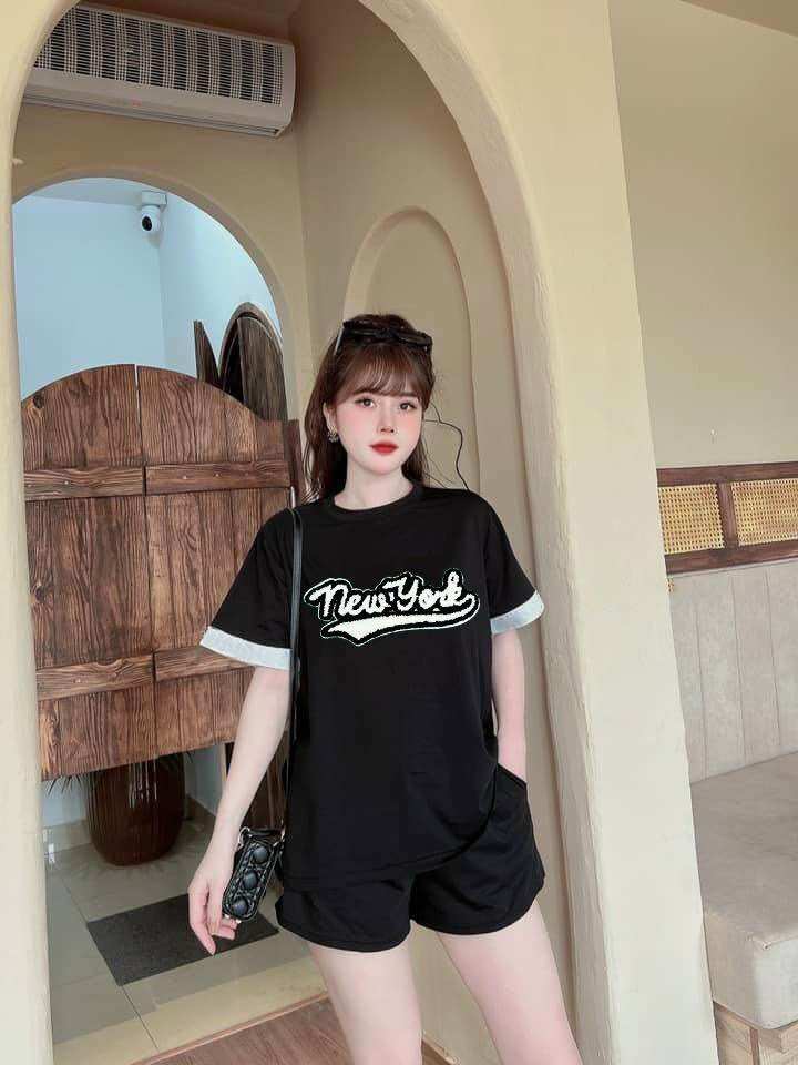 BỘ SHORT THÊU LÔ GÔ Q CHÂU CAO CẤP