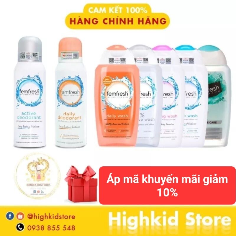 Dung dịch vệ sinh phụ nữ Femfresh