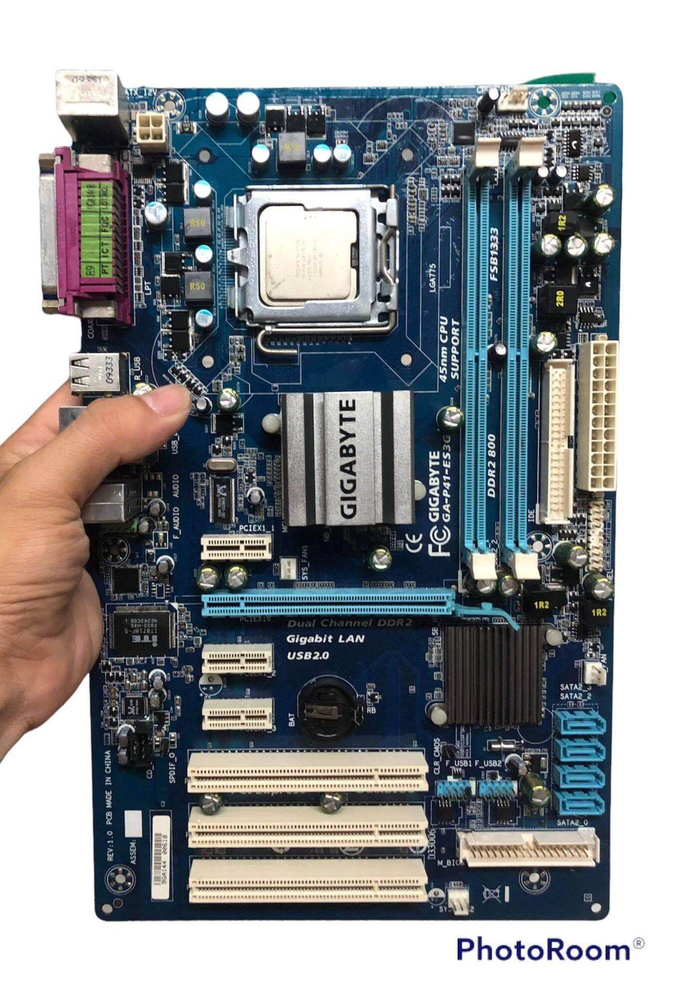 Main p41 giga ram d2 kèm chip, fe