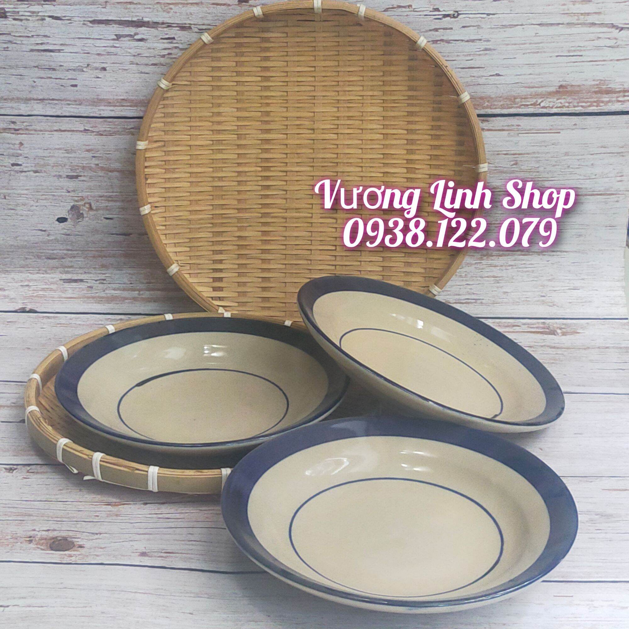 Combo 2c dĩa đất nung cao cấp size 20cm