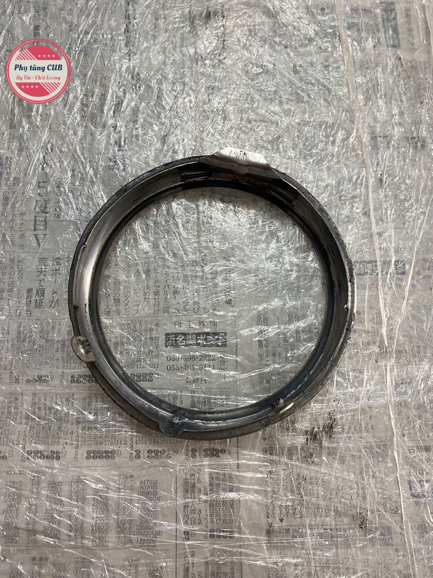Vòng đèn xe cub 78-81-86 inox