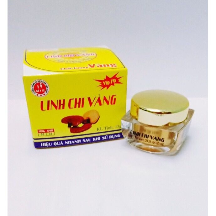 Kem sạch mụn mờ thâm Linh Chi Vàng 15g