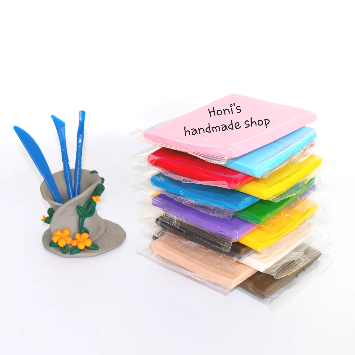Đất Sét Nung Polymer Clay 20 Màu
Gói 100g