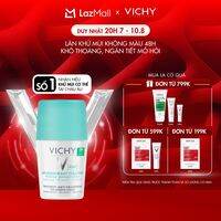 Lăn khử mùi khô thoáng, ngăn tiết mồ hôi vùng da dưới cánh tay lên đến 48H Vichy Traitement Anti - Perspirant 50ml