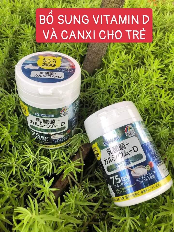 Kẹo canxi của nhật d unimat riken nội địa nhật hộp 150 viên, 300g