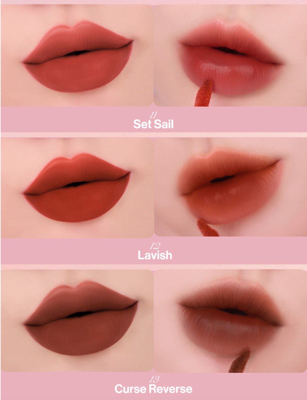 Son Kem Lì Gilaa Long Wear Lip Cream (Rich Rosie Edition)