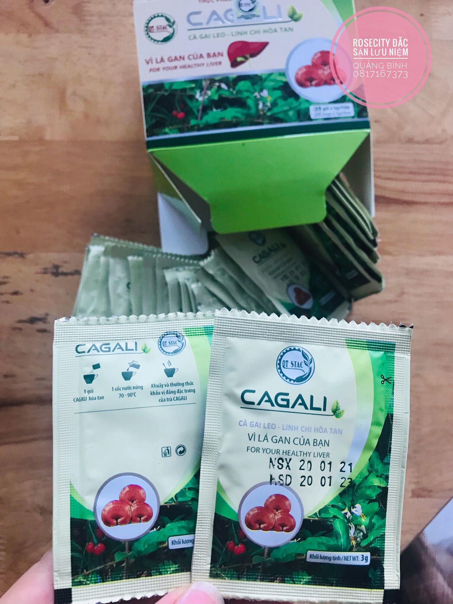 [ĐẶC SẢN] CÀ GAI LEO LINH CHI HOÀ TAN CAGALI