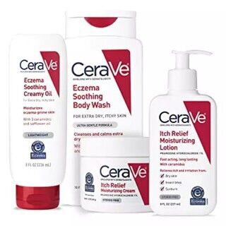 Kem dưỡng cho da ngứa,mẩn đỏ châm chích Cerave Itch Relief Moisturizing