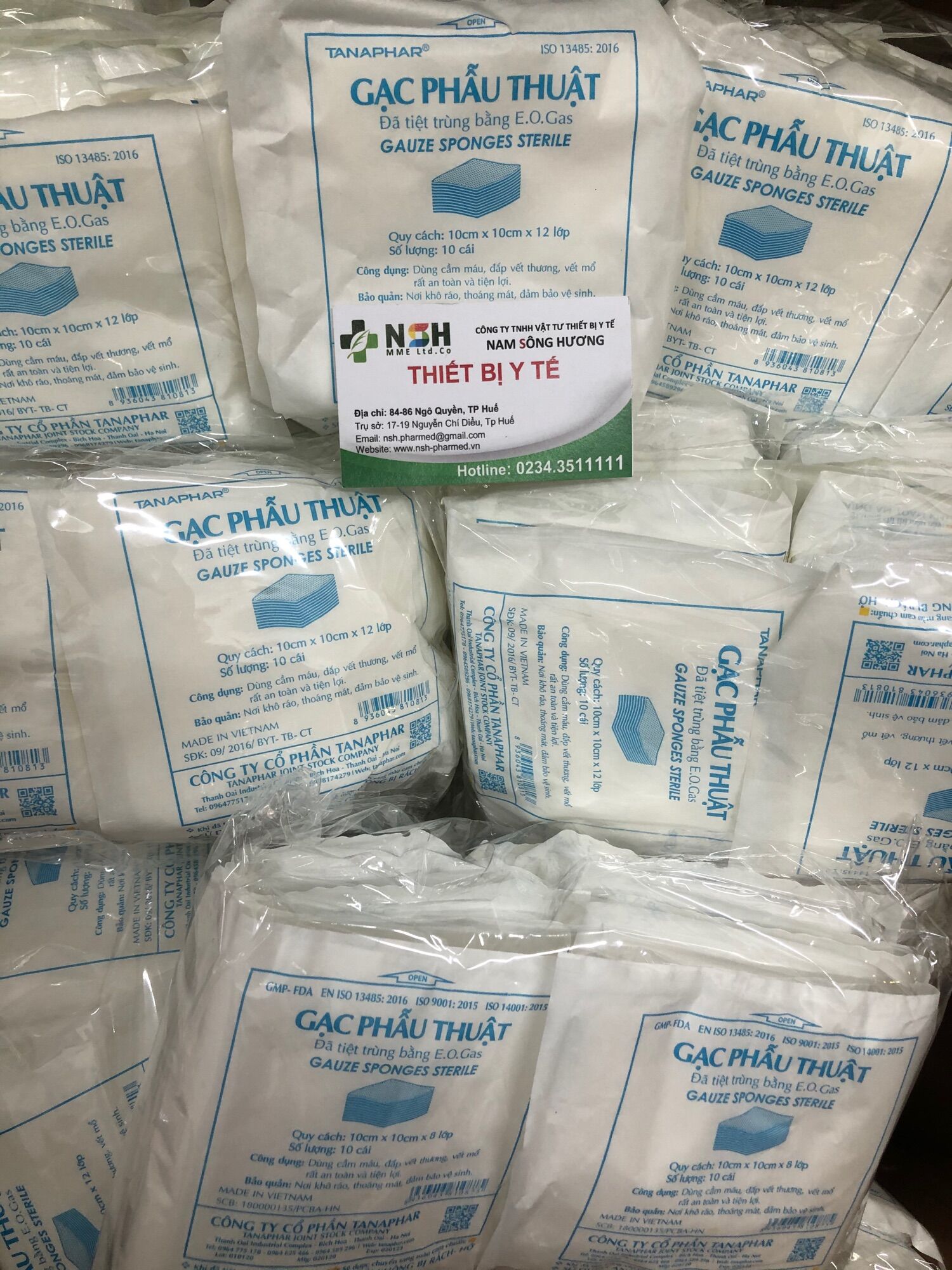 ❤️ gạc phẫu thuật tanaphar 10 x 10 cm x 8 lớp 12 lớp gạc phẫu thuật - gạc y tế tiệt trùng tanaphar 10x10cm 8 lớp 12 lớp gạc băng bó vết thương 8 lớp 12 lớp tanaphar