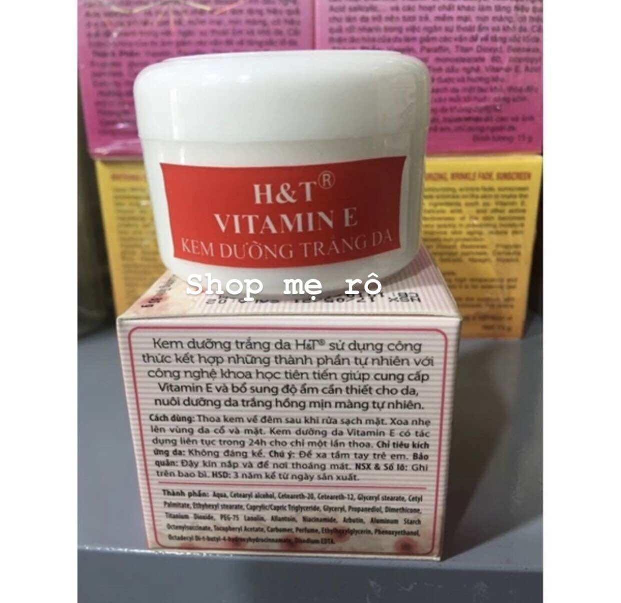 kem dưỡng trắng H&T (trộn kem)