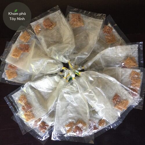 Bánh tráng phơi sương muối nhuyễn hành phi tây ninh xâu 12 bịch