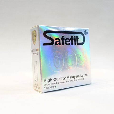 Bao Cao Su Safefit 003 siêu mỏng hộp 3 cái ( có che tên nhạy cảm )