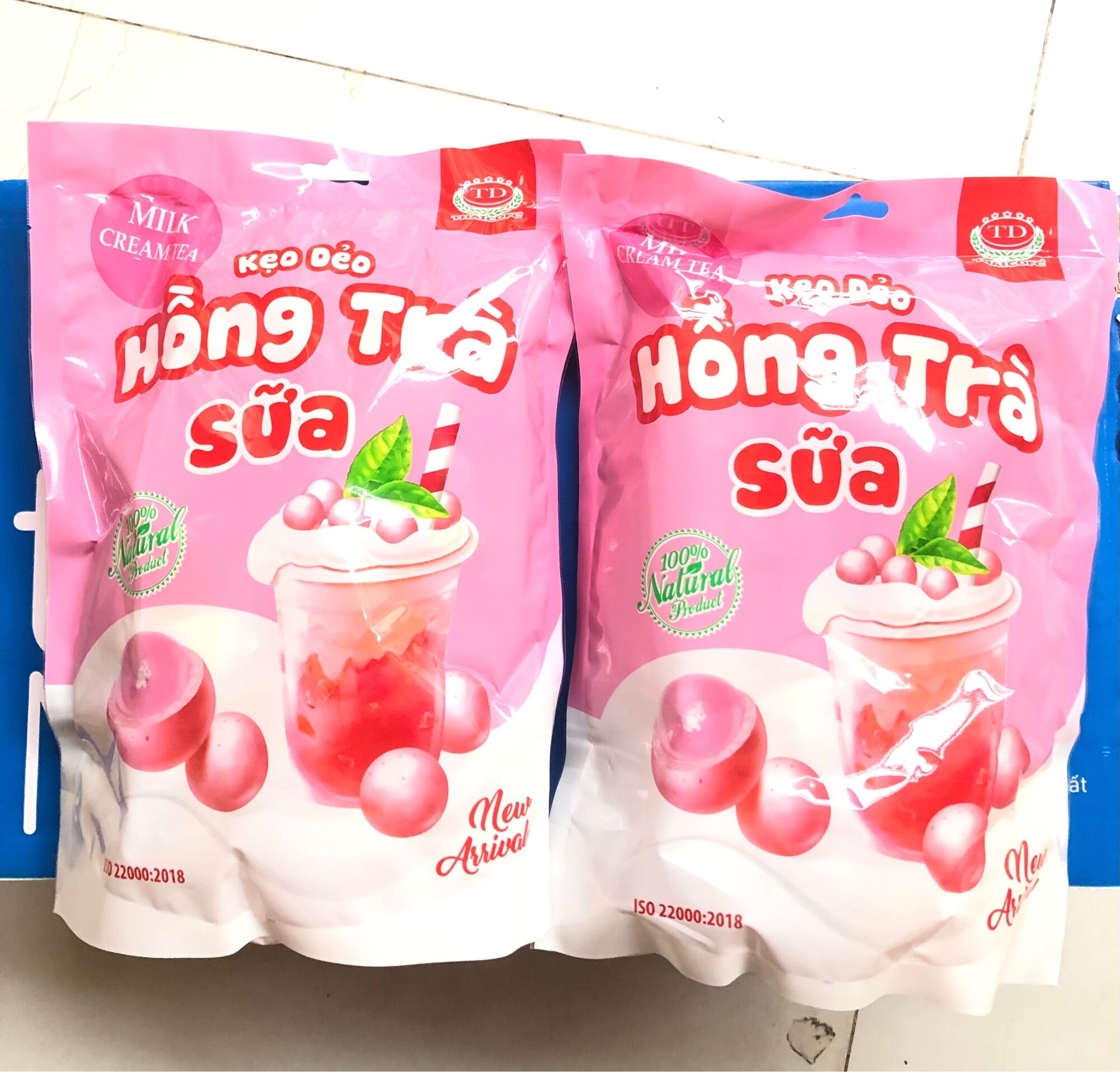Kẹo Dẻo Hồng Trà Sữa 300gr
