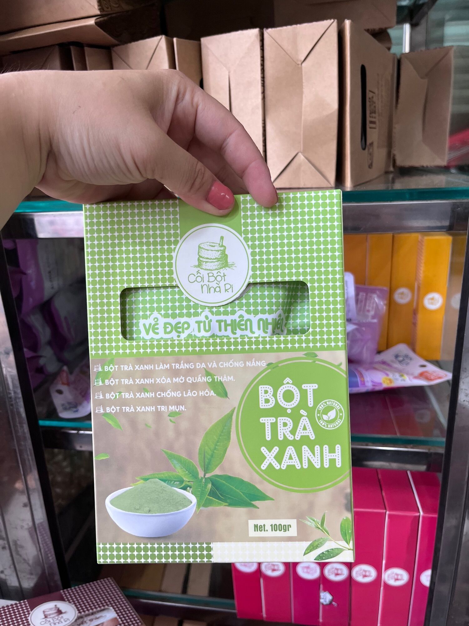 Bột đắp mặt mask thiên nhiên 100% ko hoá chất