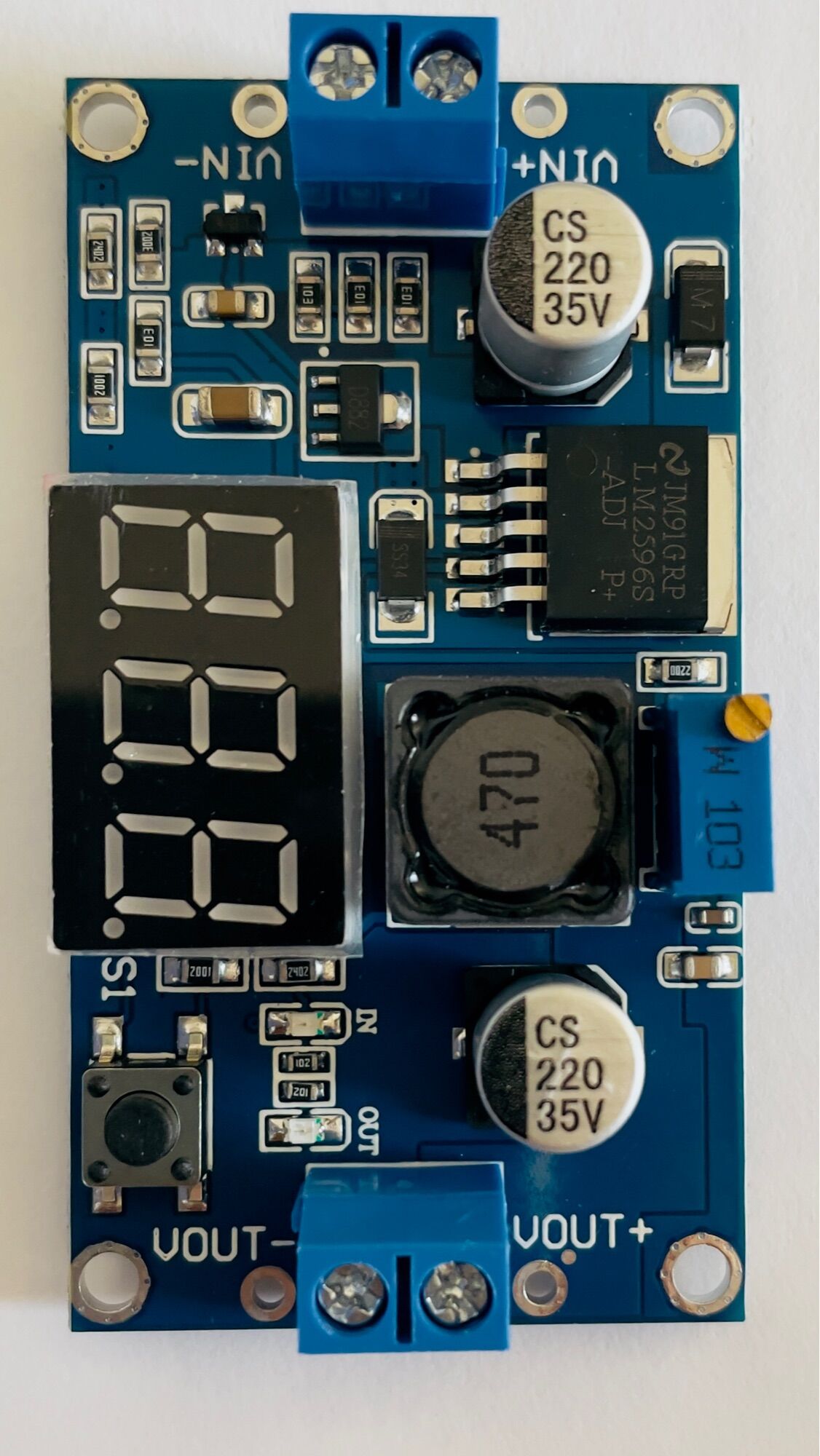 Mạch hạ áp lm2596s lcd led