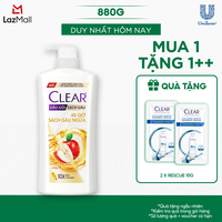 Dầu gội CLEAR 48 Giờ Sạch Gàu Ngứa 880g