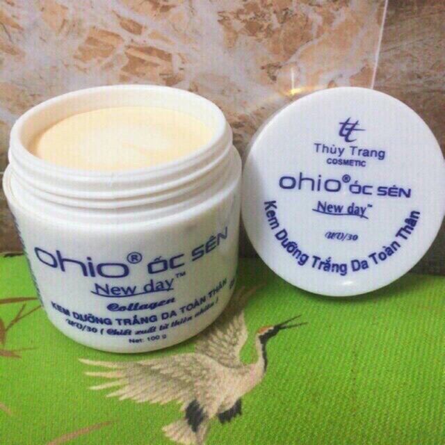 [Hcm]Kem Dưỡng Trắng Body Ohio Ốc Sên 100G