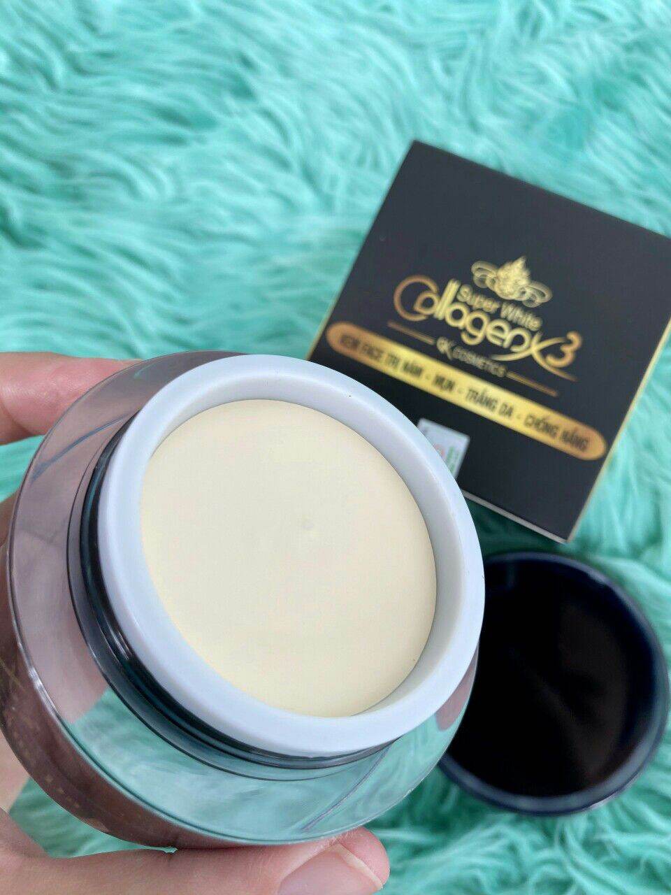 Kem face collagen X3 giúp giảm nám mụn trắng da chống nắng