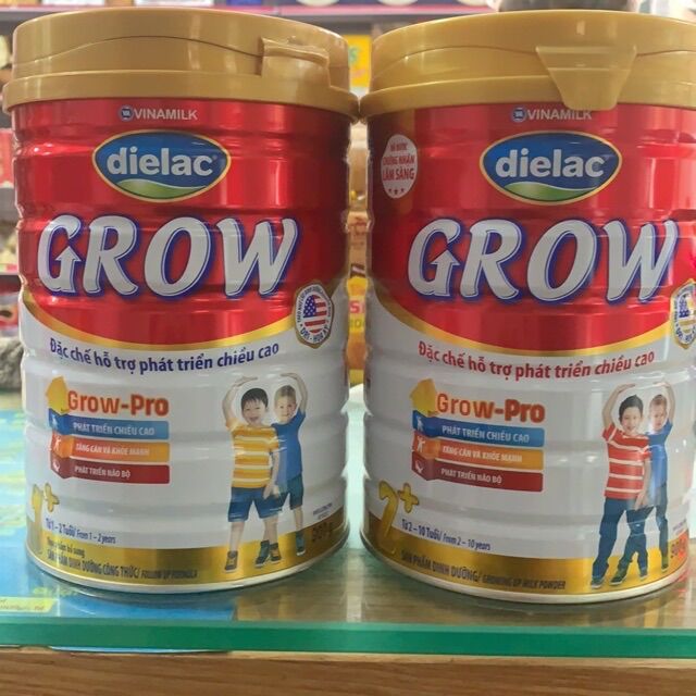 Sữa bột Dielac Grow 1+ và 2+ (900g)