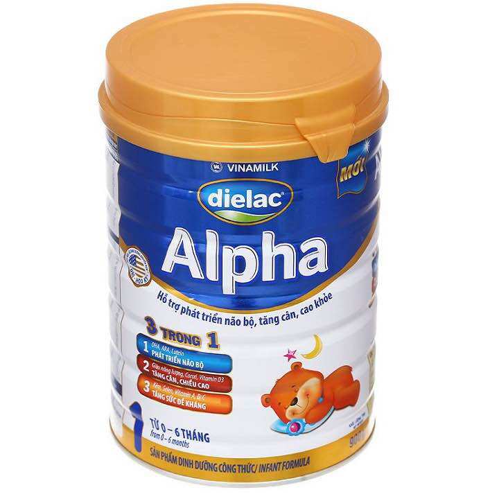 Sữa bột dielac alpha số 1 900g