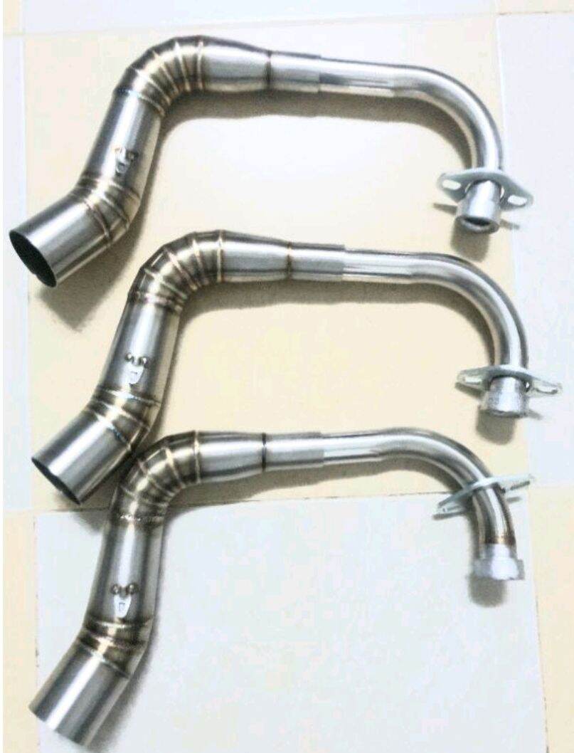 Cổ pô nouvo gắn pô độ cổ 2 khúc.