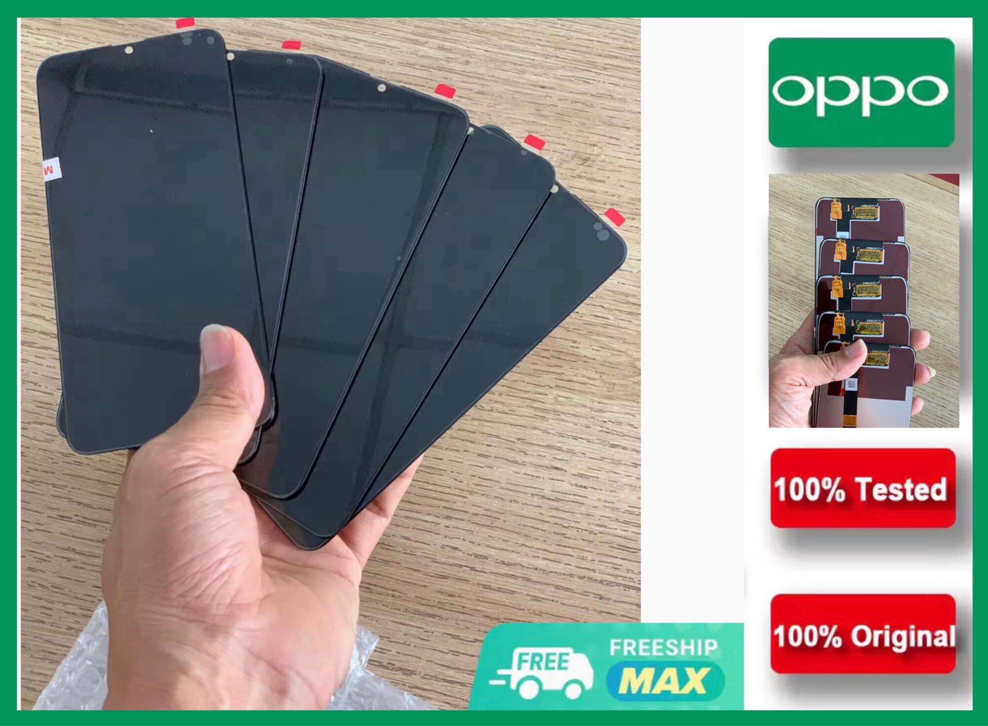 Màn hình oppo a5s/a7/a12/realme 3 zin new.