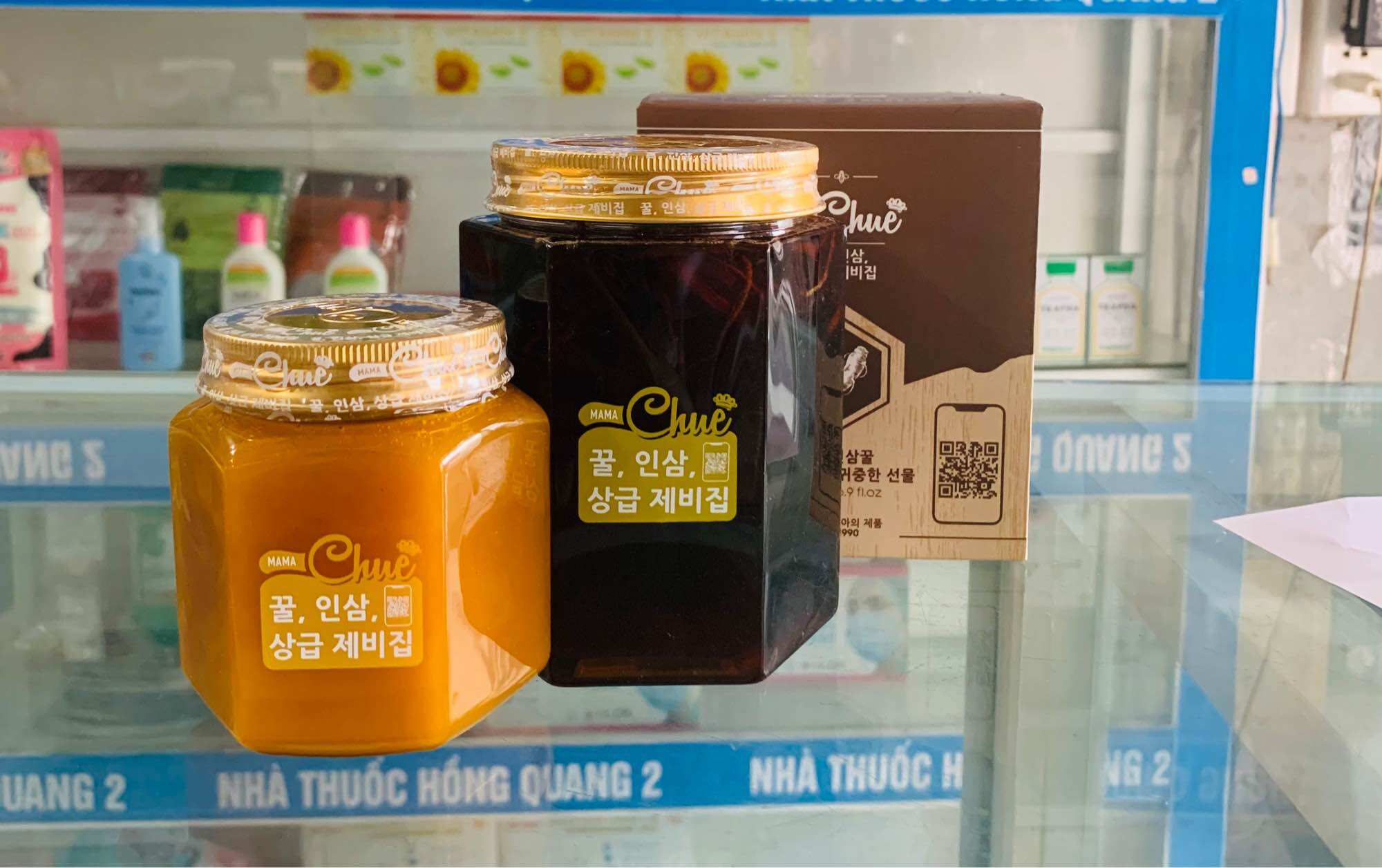 [CHÍNH HÃNG + QUÀ TẶNG] Sâm Nghệ Mật Ong & Saffron Mama Chue 500ml Hàn Quốc.