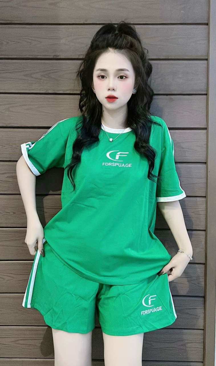SÉT BỘ SHORT COTTON THÊU CAO CẤP