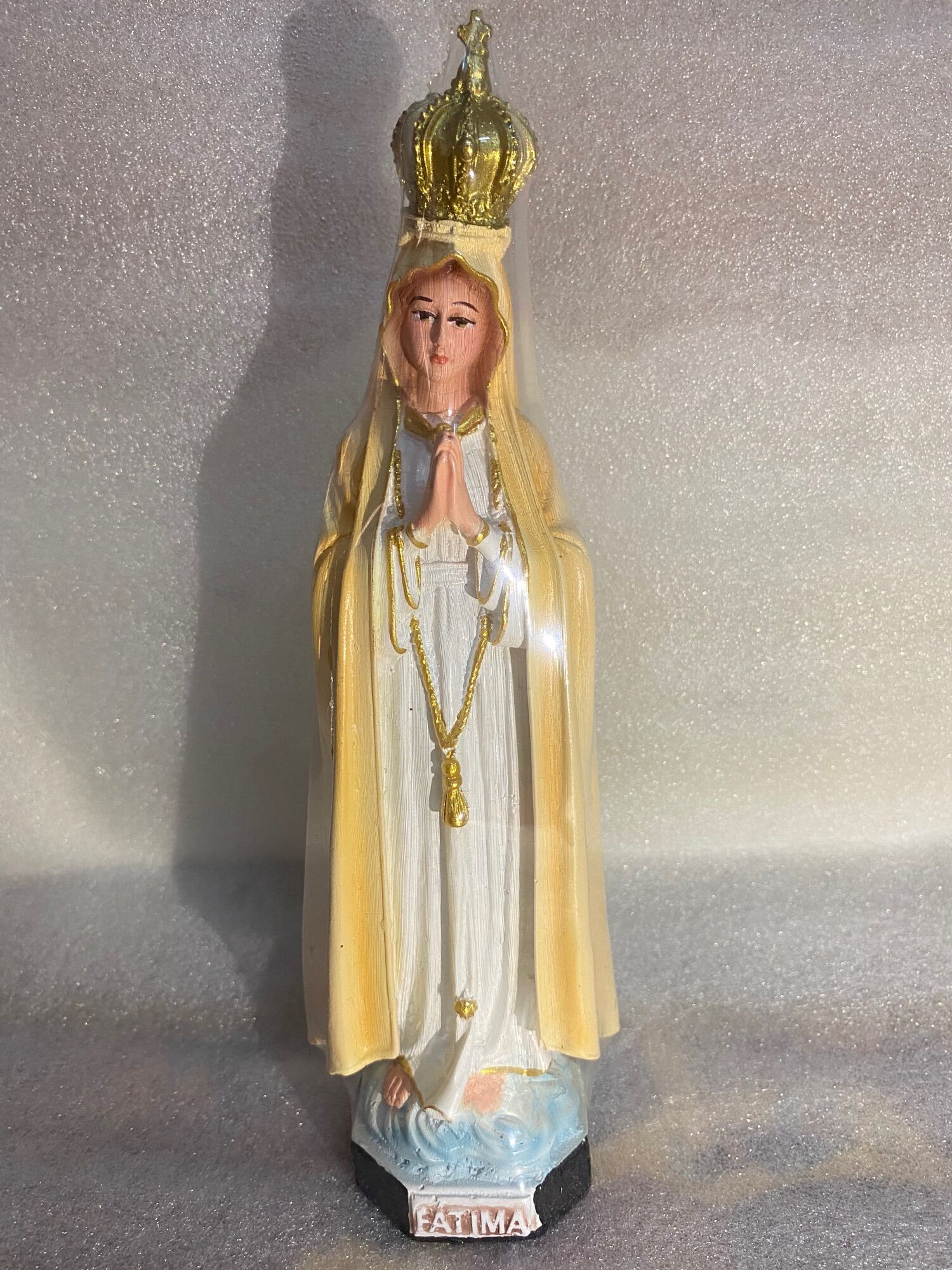 Tượng công giáo - Tượng Đức Mẹ Fatima 25cm (mẫu mới)