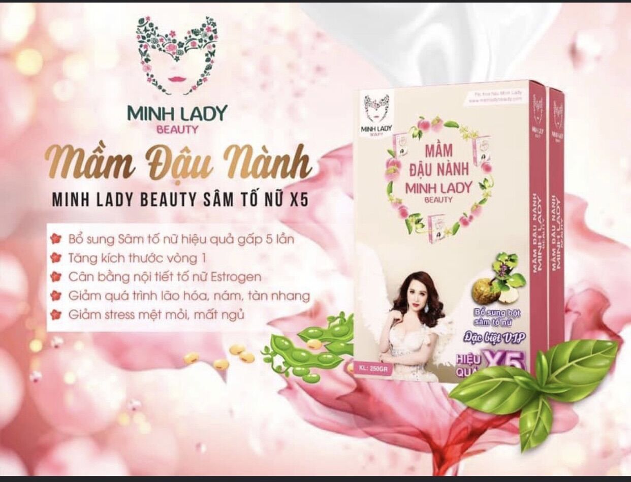 Mua 1 tặng 1 mầm đậu nành sâm tố nữ Minh lady beauty