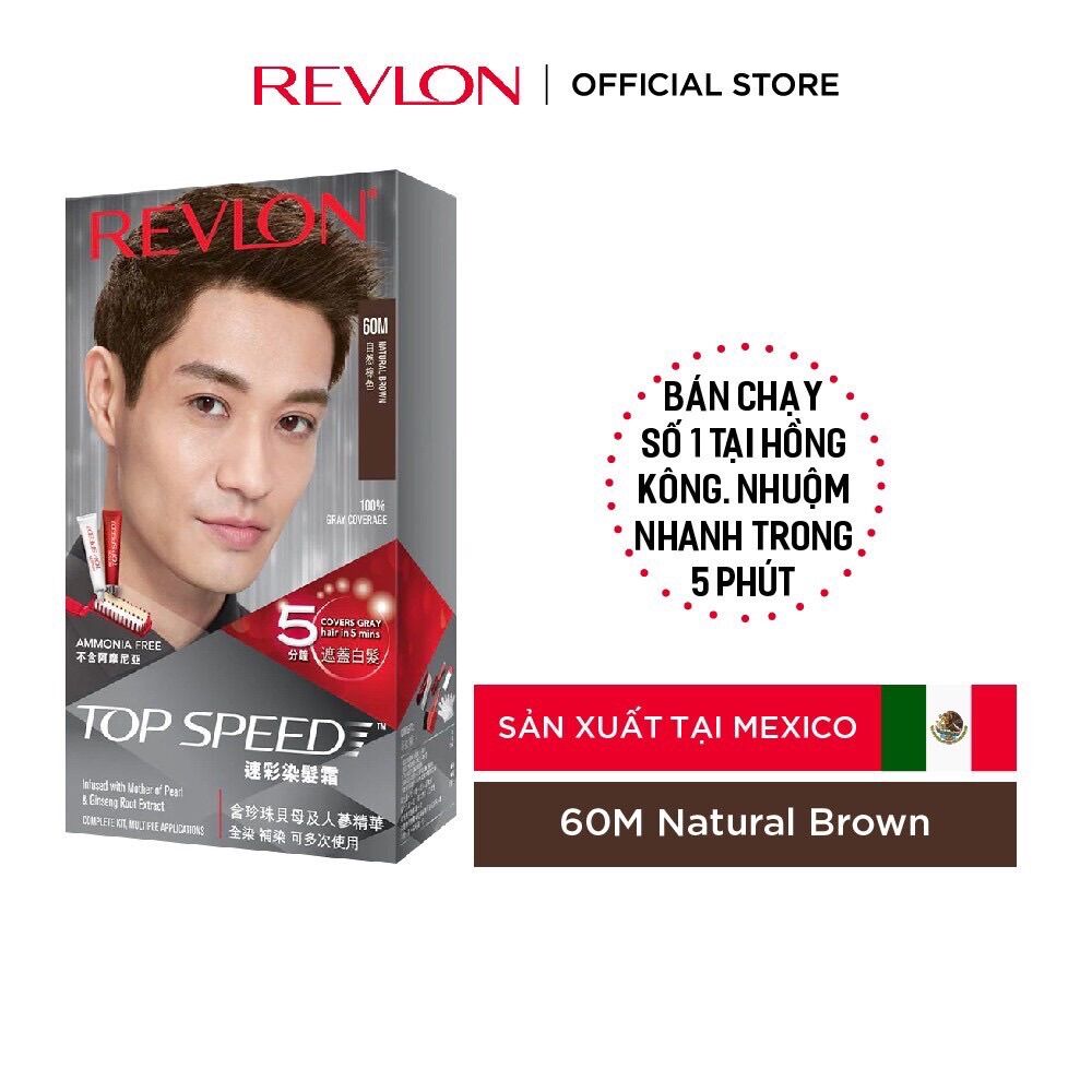 Nhuộm tóc revlon Phủ bạc 5p số 60M