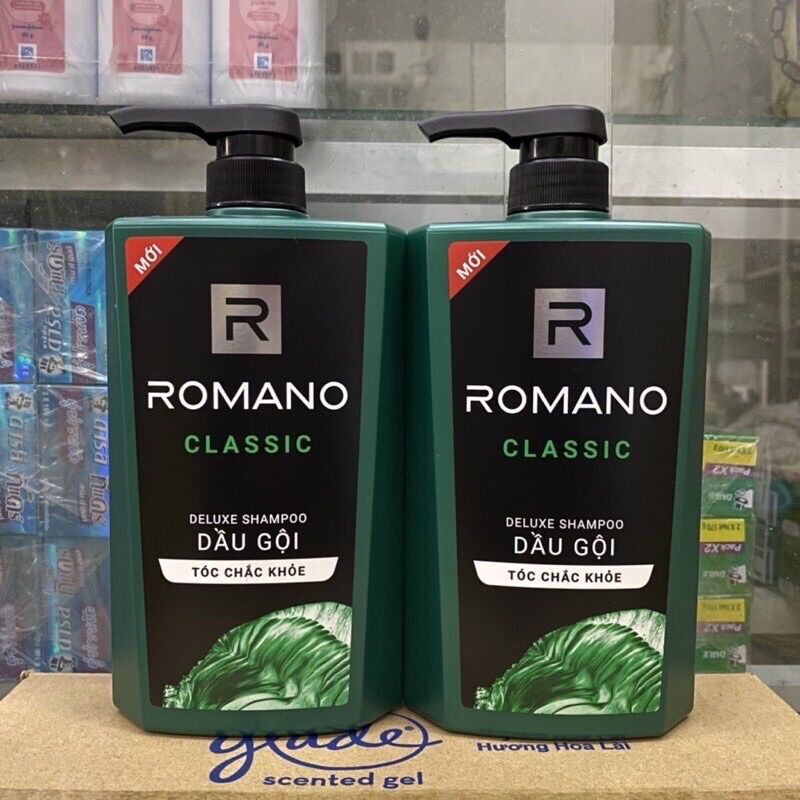 Dầu Gội Nước Hoa Cao Cấp Romano 650ml