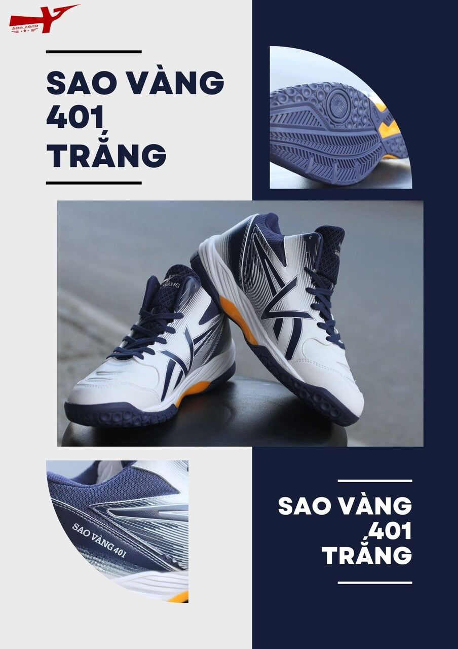 giày thể thao sao vàng 401