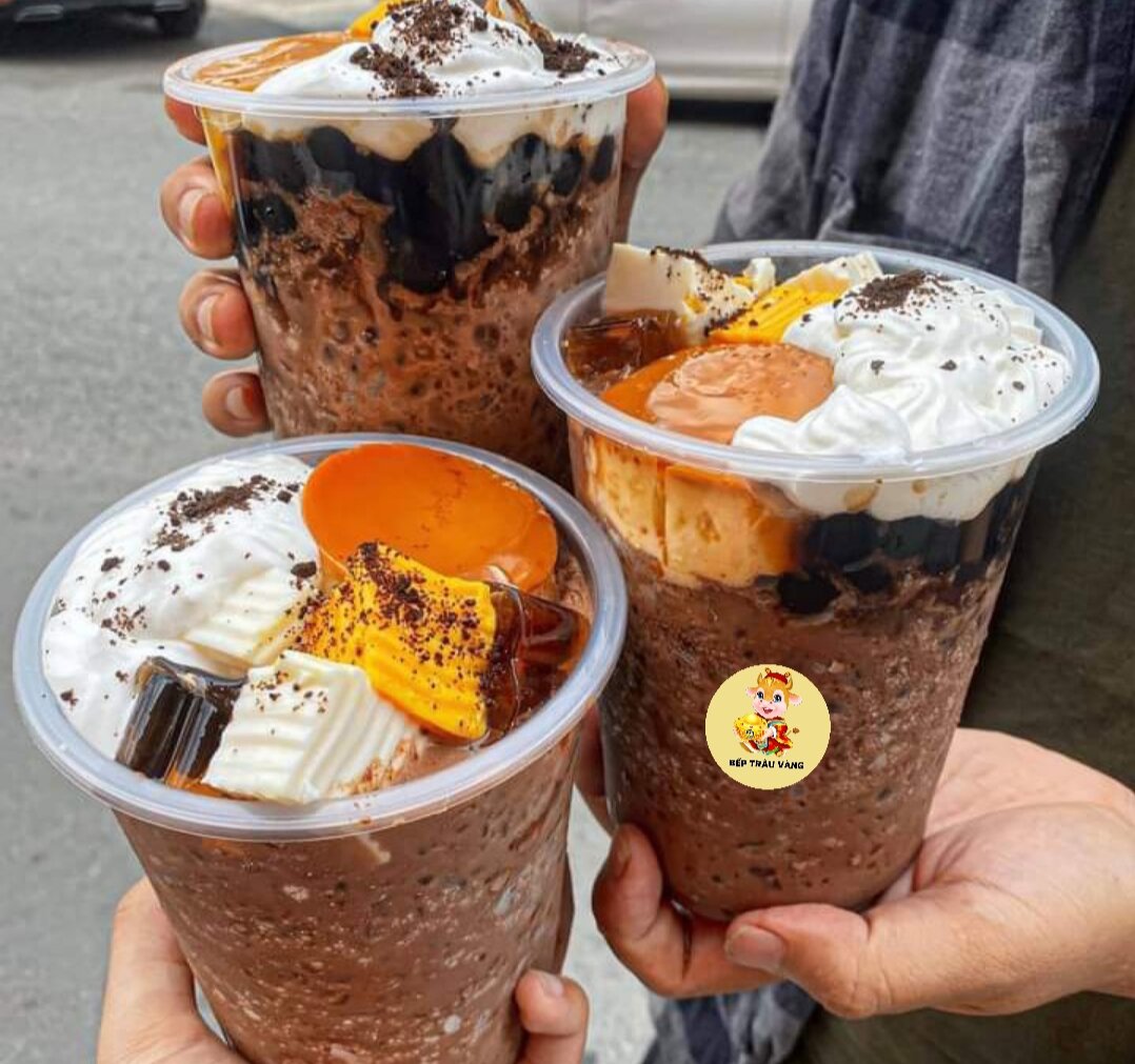 Sét Milo Dằm Trân Châu Pudding (Túi 400g nấu được 15 ly)