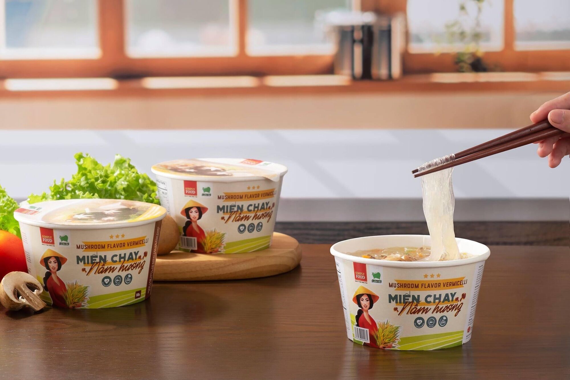 Miến chay Nấm Hương tô Vermicelli