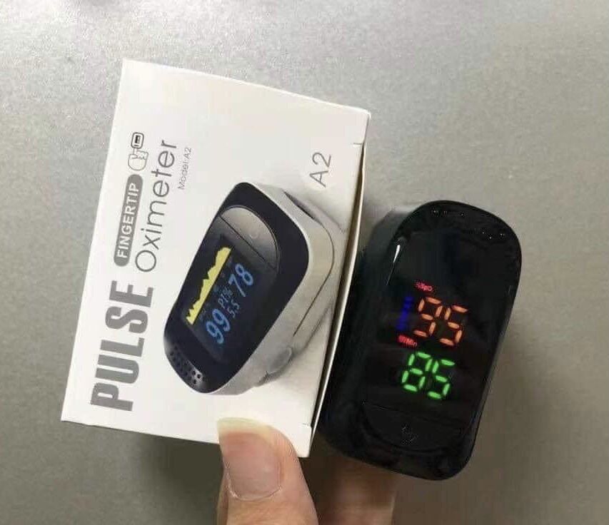 [Sẵn hàng] Máy đo nồng độ Oxy trong máu SpO2 A2 Pulse (Tặng kèm Pin)